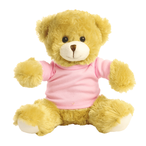 Elizabeth Teddy Bear in Baby Pink