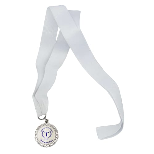 Custom Printed Insert Medals 32mm in Silver from Total Merchandise