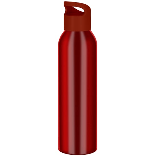 Personalisable Jet Water Bottles in Red are ideal for taking with to your sports events