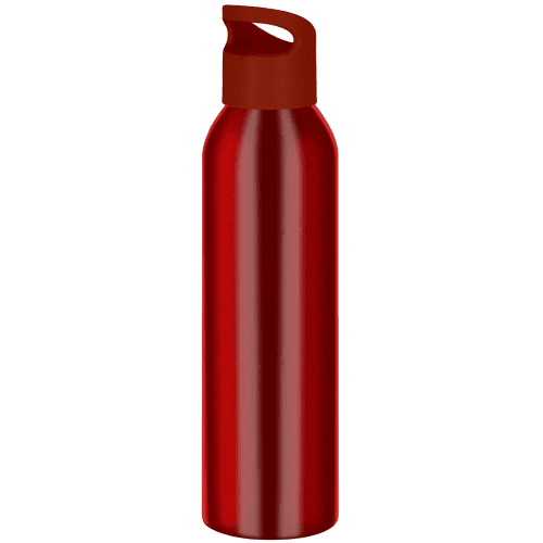 Personalisable Jet Water Bottles in Red are ideal for taking with to your sports events