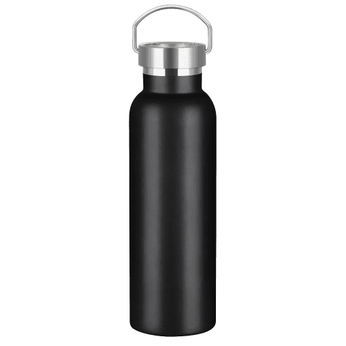Personalisable Forever Vacuum Bottle in Black is ideal for holding 550ml of your favourite drink