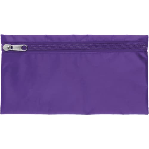 Personalisable Nylon Pencil Cases in Purple