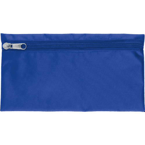 Logo printed Nylon Pencil Cases in Blue
