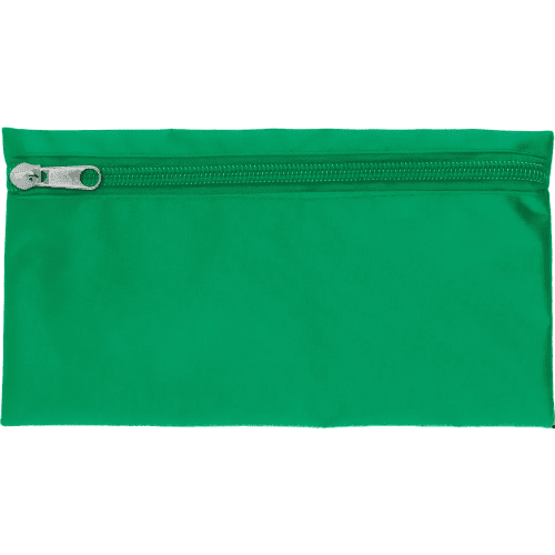 Custom Branded Nylon Pencil Cases in Green
