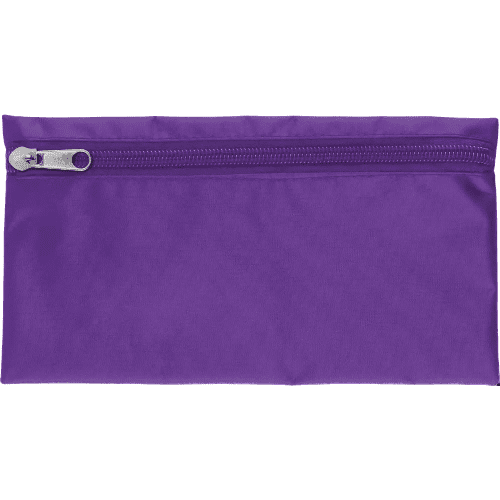 Personalisable Nylon Pencil Cases in Purple