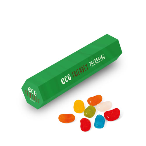 Promotional Eco Jolly Bean Hex Tubes With A Printed Design All Over From Total Merchandise