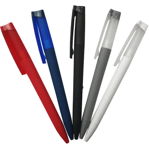 Promotional Nala Ballpens shown in a group image of all available colours from Total Merchandise