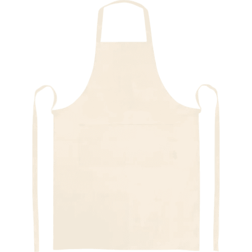 Custom Printed Organic Cotton Aprons in Natural Colour from Total Merchandise