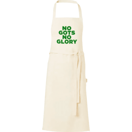 Promotional Natural Organic Cotton Aprons with a Branded Logo from Total Merchandise