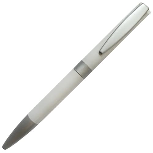 Promotional Nolo Ballpen in White from Total Merchandise