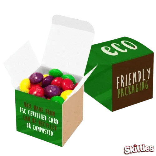 Custom Branded Skittles Eco Cubes With A Fully Printed Design All Over From Total Merchandise