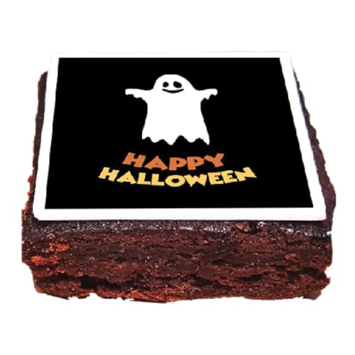 Custom branded Halloween Brownie printed with a Halloween design from Total Merchandise