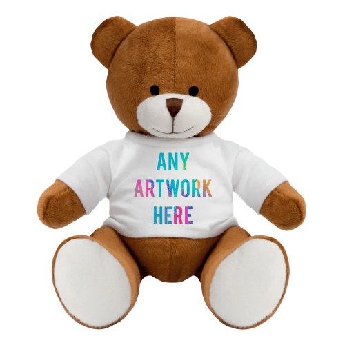 Promotional 20cm Richard Teddy Bear printed with your company logo from Total Merchandise