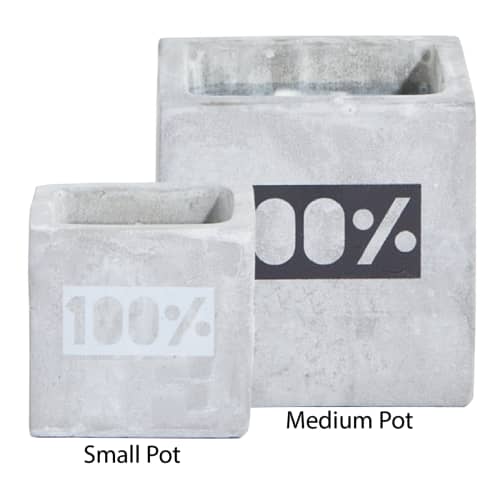 Small And Medium Pots Together With A Fully Printed Design From Total Merchandise