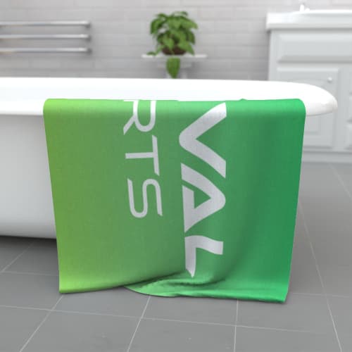 Logo Printed Beach Towel With A Fully Printed Design From Total Merchandise