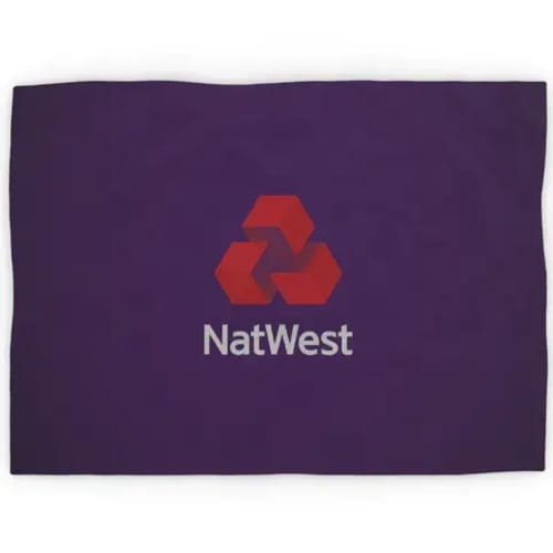 Logo Branded Polar FleeceBlanket With A Fully Printed Design From Total Merchandise