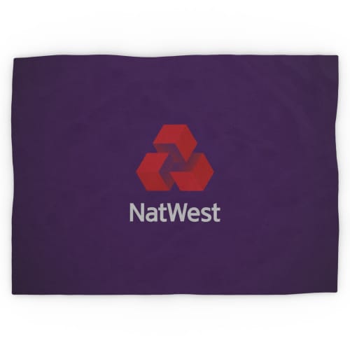 Logo Branded Polar FleeceBlanket With A Fully Printed Design From Total Merchandise