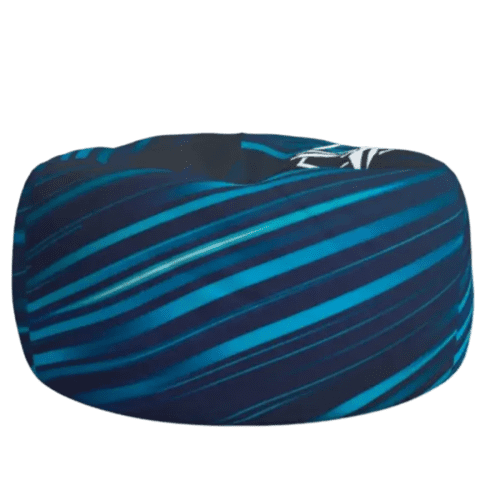 Logo Branded Indoor Round Bean Bag With A Fully Printed Design From Total Merchandise