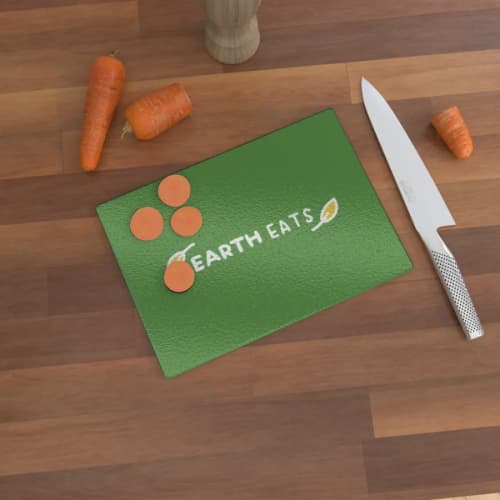 Custom Branded Chopping Board with a fully printed design from Total Merchandise - 20 x 28cm