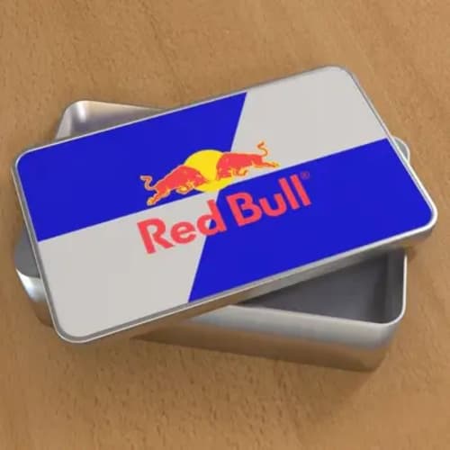 Rectangle Tin With A Fully Printed Design From Total Merchandise