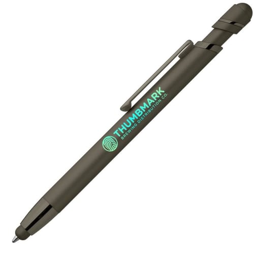 Logo Printed Atlantic Soft Metallic Stylus Pens printed or engraved with a logo by Total Merchandise