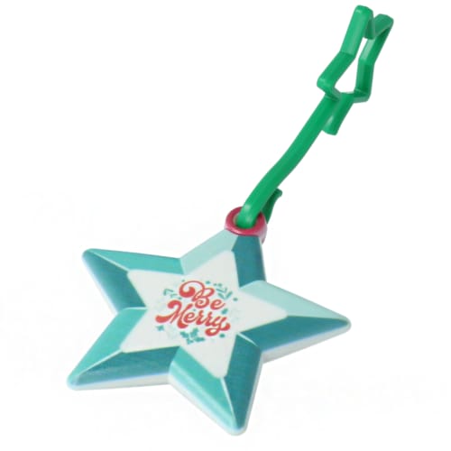 Unbranded star-shaped Recycled Plastic Christmas Decorations showing all available colours