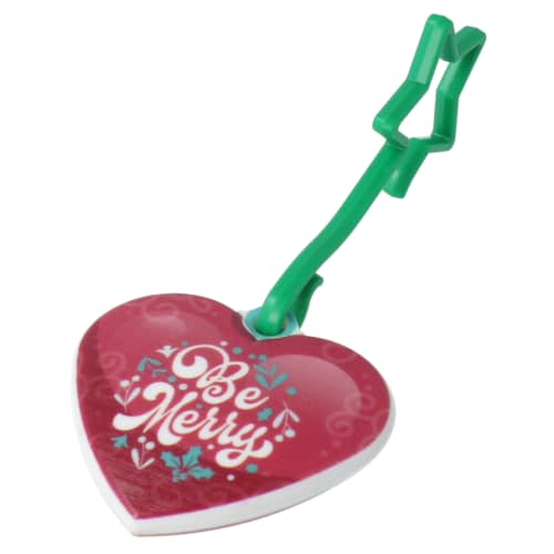 Unbranded heart-shaped Recycled Plastic Christmas Decorations from Total Merchandise