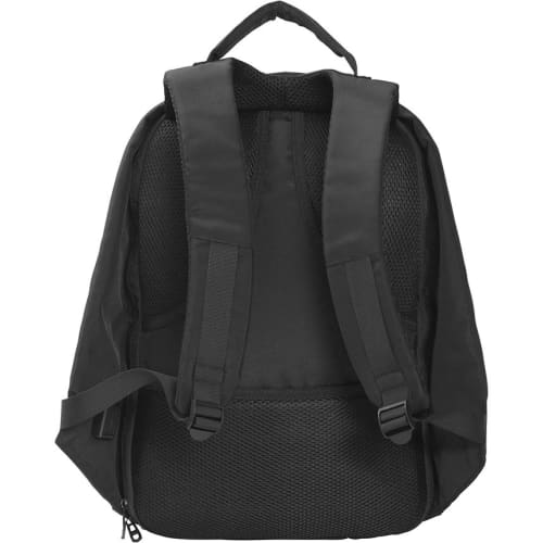 Promotional Speldhurst Eco Recycled Safety Backpack in Black from Total Merchandise