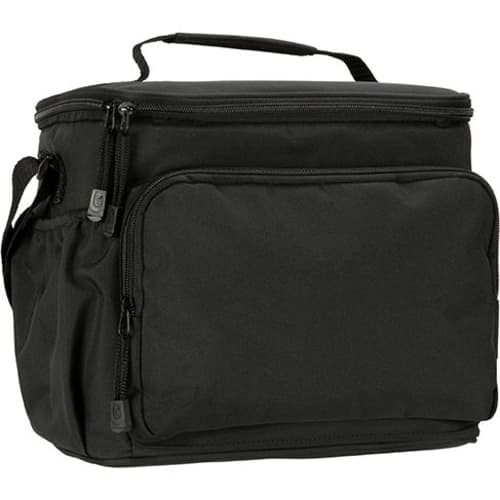 Custom Teynham Deluxe Eco Recycled Cooler Bag in Black from Total Merchandise