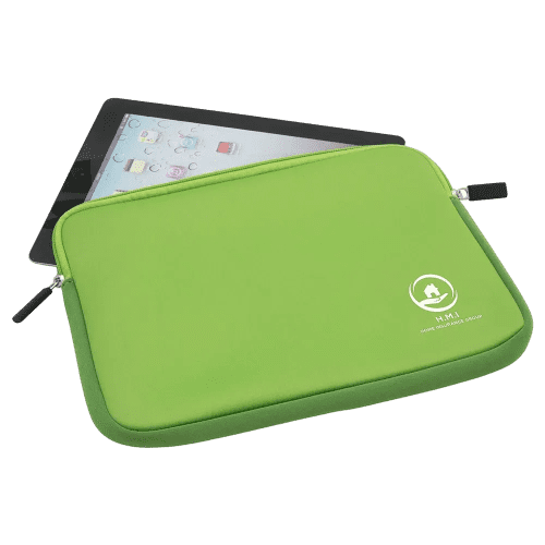 Custom Branded Neoprene Zipped Tablet Sleeve With A printed Design From Total Merchandise