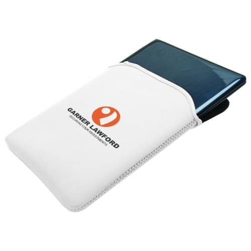 Promotional Printed Neoprene Standard Laptop Pouch 15" With A Printed Design From Total Merchandise