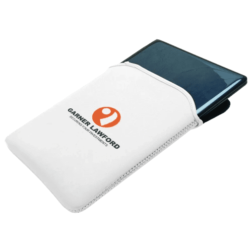 Promotional Printed Neoprene Standard Laptop Pouch 15" With A Printed Design From Total Merchandise