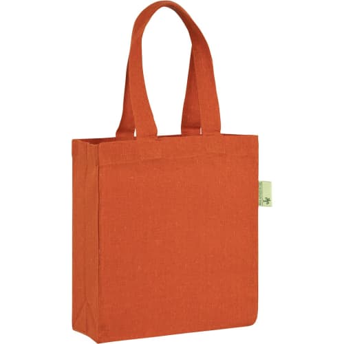 Logo Printed Seabrook Eco Recycled Bags in Orange from Total Merchandise