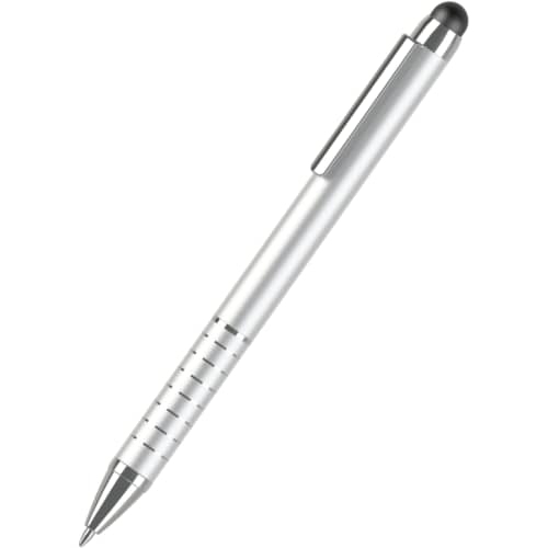 Branded Oxford Ballpens With A Design From Total Merchandise - Silver