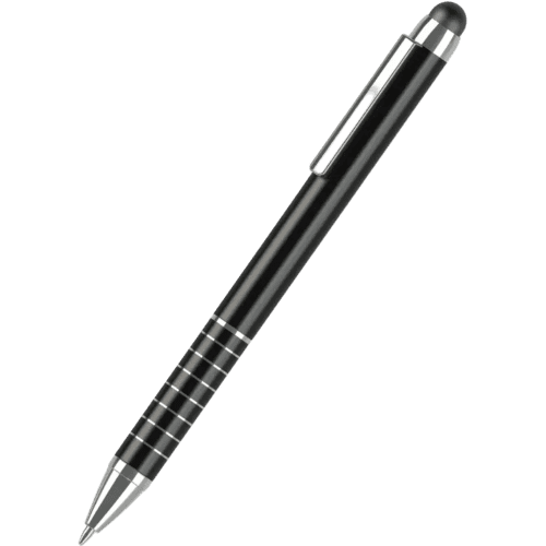 Promotional Oxford Ballpens With A Design From Total Merchandise - Black