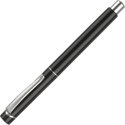 Custom Branded Evolution Rollerball With A Printed Design From Total Merchandise - Black