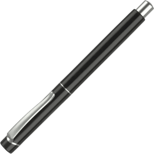 Custom Branded Evolution Rollerball With A Printed Design From Total Merchandise - Black