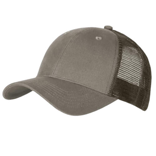 Promotional 6 Panel Cotton Fronted Low Profile Trucker Cap With A Design From Total Merchandise