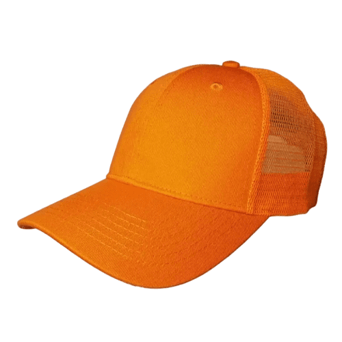 Promotional 6 Panel Cotton Fronted Low Profile Trucker Cap With A Design From Total Merchandise