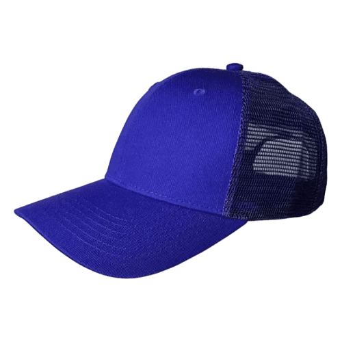 Logo Branded 6 Panel Cotton Fronted Low Profile Trucker Cap With A Design From Total Merchandise