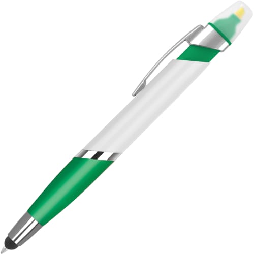 Promotional Printed Spectrum Max Highlighter Pens With Printed Design From Total Merchandise - Green