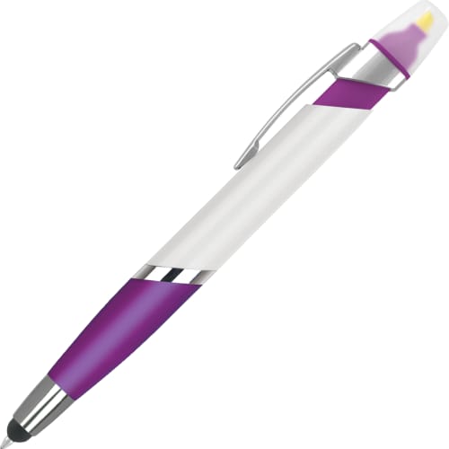 Custom Branded Spectrum Max Highlighter Pens With A Printed Design From Total Merchandise - Purple