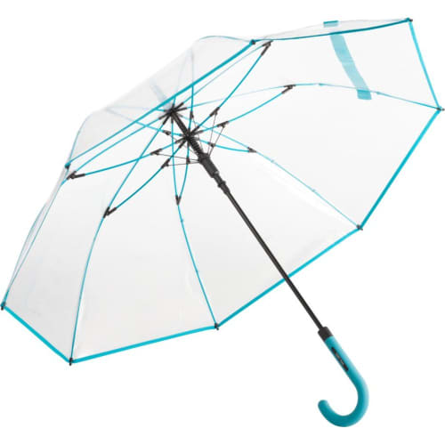 Promotional Transparent Umbrella in Blue from Total Merchandise