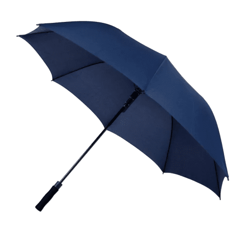Cutomisable Impliva Automatic Golf Umbrella in Navy from Total Merchandise