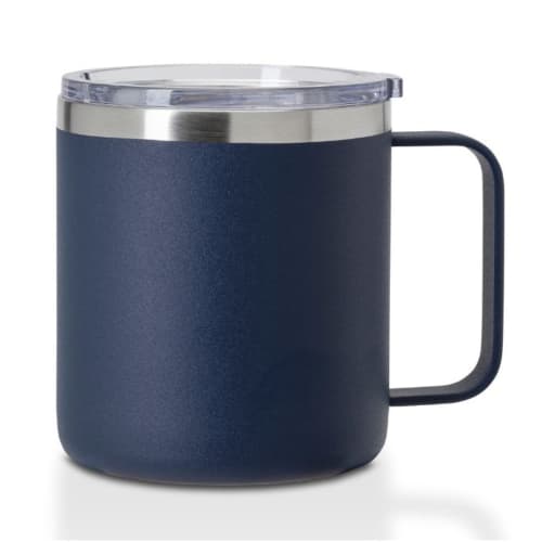 Custom branded Java Insulated Coffee Cup in Navy from Total Merchandise