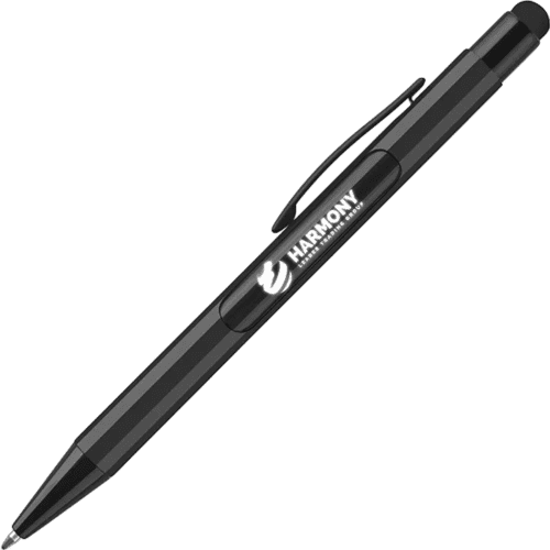 Promotional Midas-i Glow Ballpen in Black from Total Merchandise