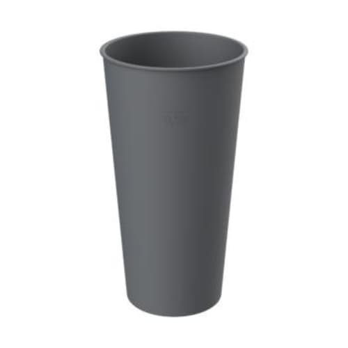 Promotional Eco Cups in Slate Printed with a Logo by Total Merchandise