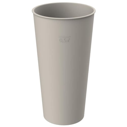 Custom Printed Eco Cups in Hazelnut with a Logo by Total Merchandise