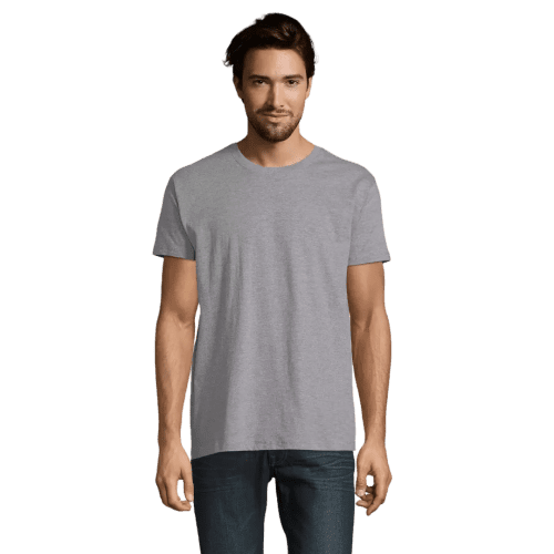 Custom Branded SOL'S Imperial Heavy T-Shirt in Grey Melange from Total Merchandise