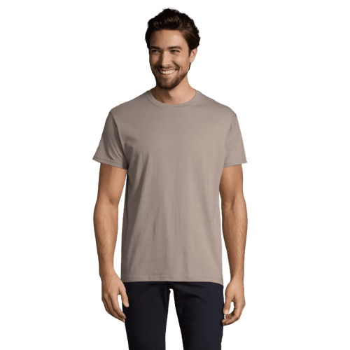 Customised SOL'S Imperial Heavy T-Shirt in Light Grey from Total Merchandise